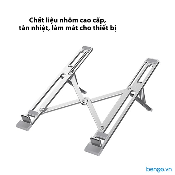 Giá đỡ tản nhiệt Hyperstand Folding Aluminium cho MacBook/Laptop/iPad - HTU6