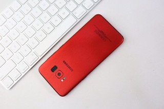 Skin Dán Samsung Đỏ Xước