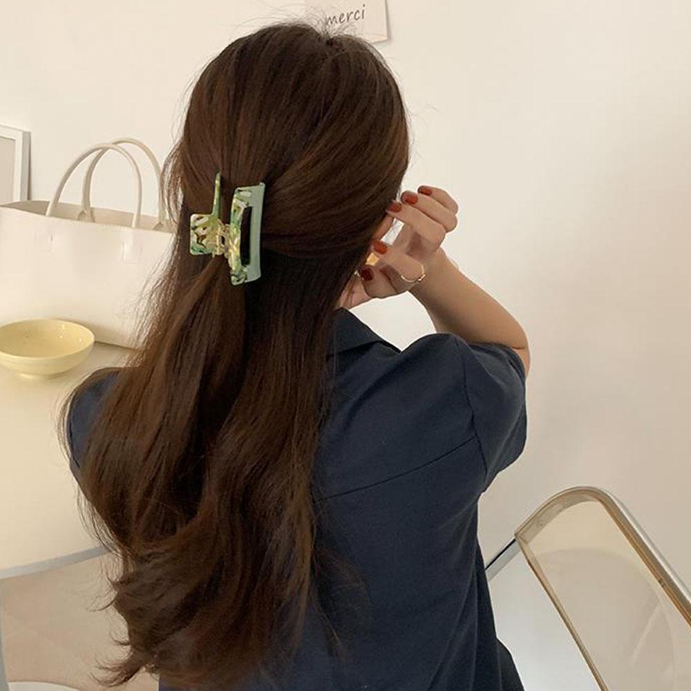 FORBETTER Kẹp TóC Acrylic NhiềU MàU Sang TrọNg ThờI Trang Cho Nữ