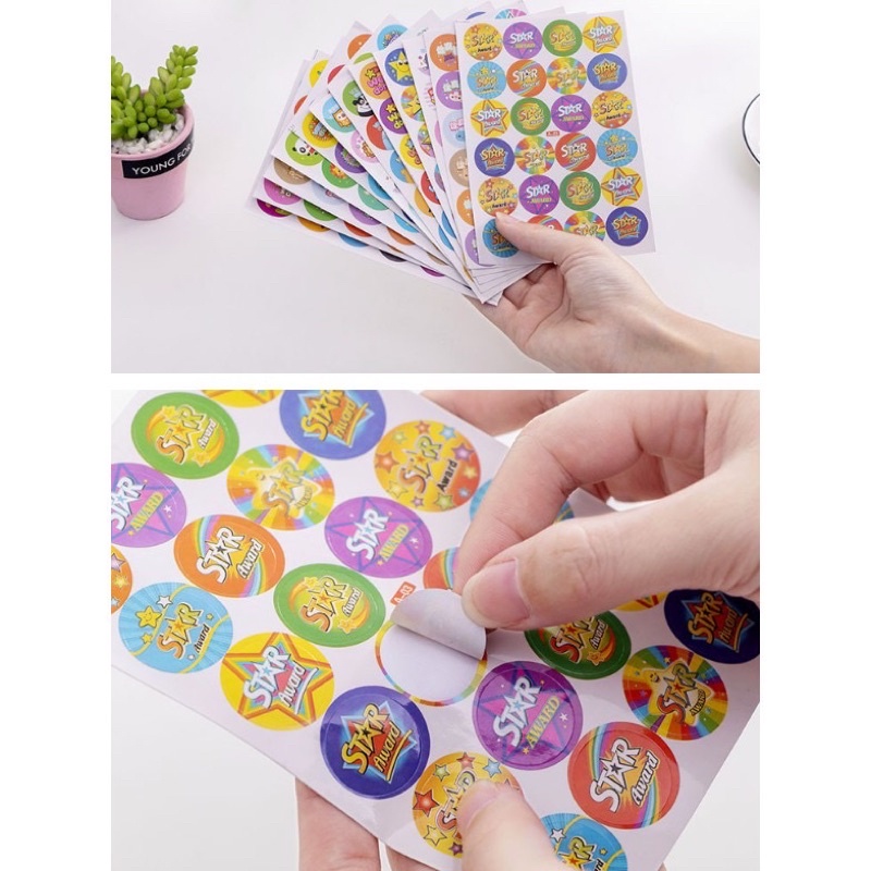 Sticker khen thưởng, miếng dán khen thưởng