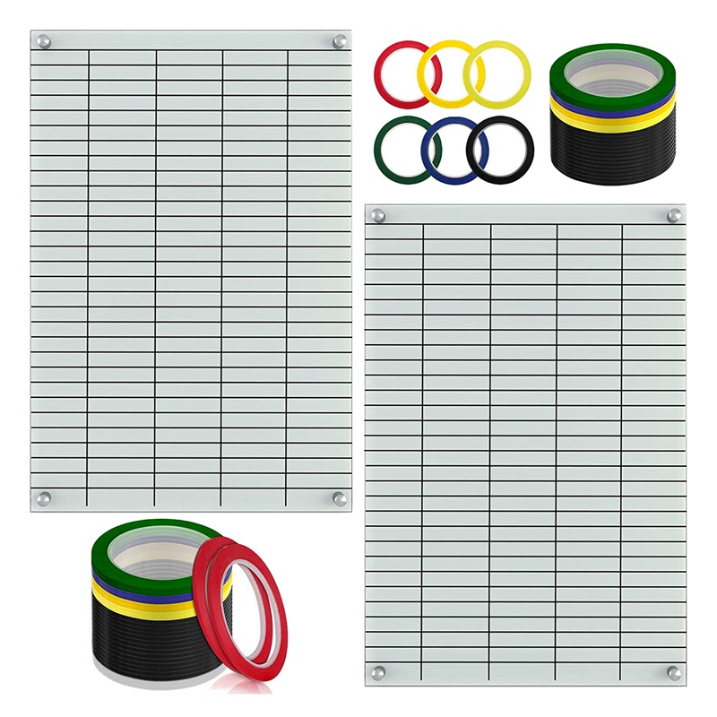 Bộ 24 Cuộn Băng Keo 216 Feet Per Roll 1 / 8 Inch 6 Màu Sắc