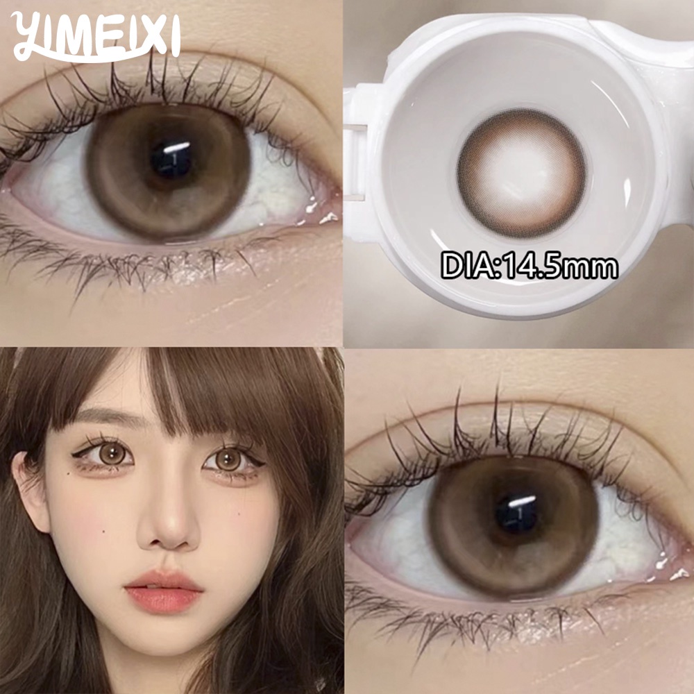 1 Cặp Kính Áp Tròng Nhiều Màu Sắc 14.5MM lens mắt lens xám lens xanh