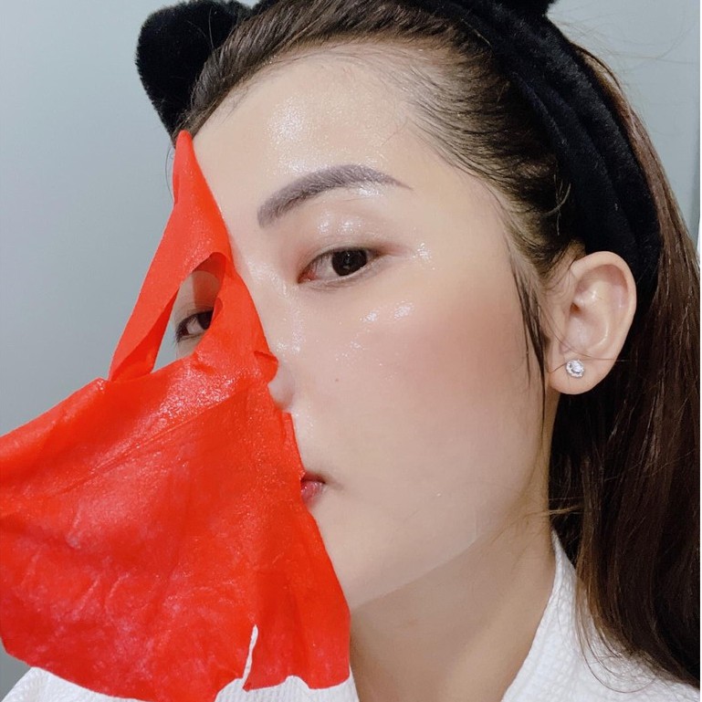 [1 Miếng] Mặt Nạ Red Peel PH5.5 Red Ampoule Mask - Mặt nạ dưỡng da cung cấp ẩm , ngăn ngừa mụn từ Hàn Quốc