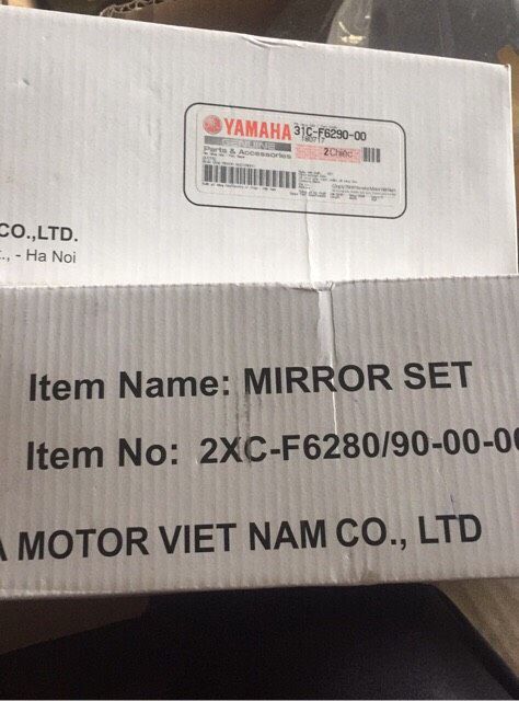 Gương yamaha exciter 150/ 135 côn tay zin chính hãng