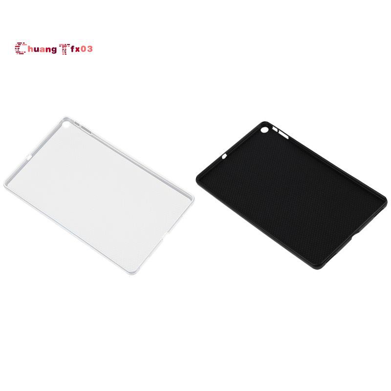 2 Pcs Tablet Case for ALLDOCube IPlay 20 IPlay 20 PRO Tablet 10.1 Inch PC Protection Silicone Case, Transparent & Black