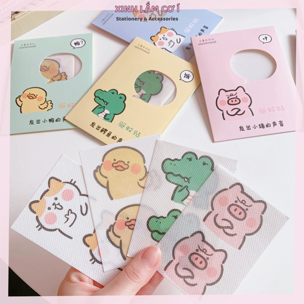 Miếng Dán Sticker Chống Muỗi Và Côn Trùng Hoạt Hình Cute [Xinh Lắm Cơ Í]