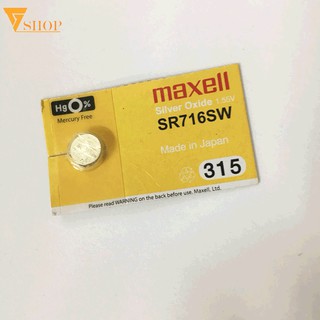 Pin Maxell SR716SW/315- Pin Đồng Hồ Chính Hãng