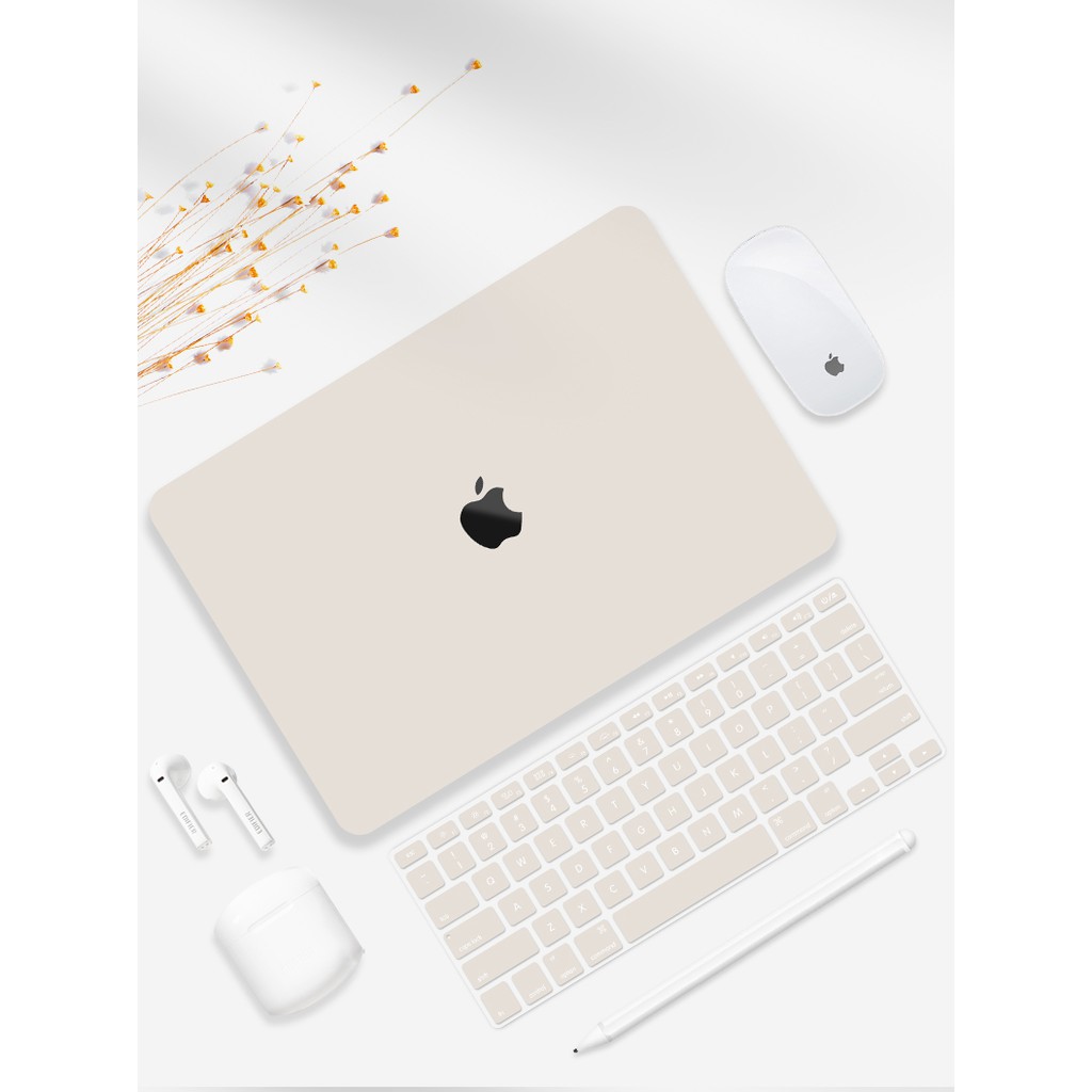 T-  [Combo 3in1] Ốp Macbook 13'' ( 2012-2020) Và Phủ Bàn Phím Cùng Màu - Tặng Nẹp Chống Gẫy Cáp Sạc Macbook | BigBuy360 - bigbuy360.vn