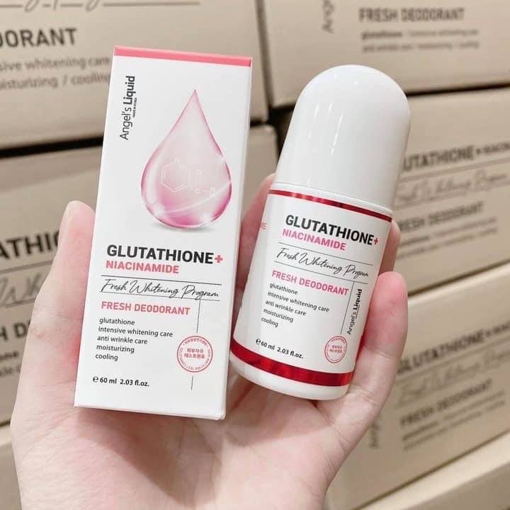 Lăn Khử Mùi Glutathione Ngăn Mùi, Dưỡng Trắng, Giảm Thâm Mẫu Mới