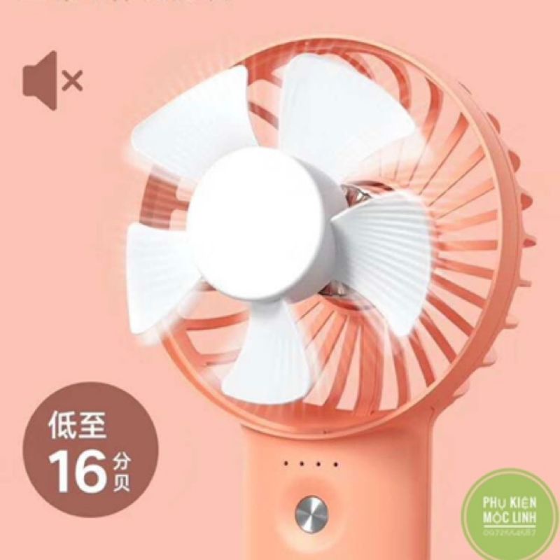 ☘️LIÊN TỤC 30 TIẾNG☘️ Quạt cầm tay Yoobao F03 6000 mah tặng dây đeo - quạt mini để bàn sạc tích điện pin cực khỏe