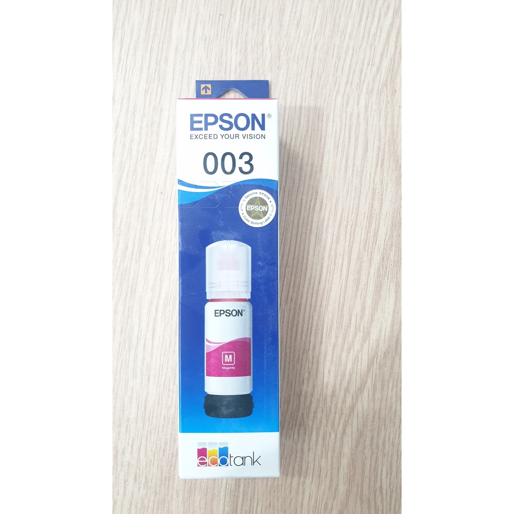 Mực in 003 chính hãng - chai 70ml - Mực in phun epson dùng máy in epson L1110 / L3100 / L3101 / L3110 / L3115 ...