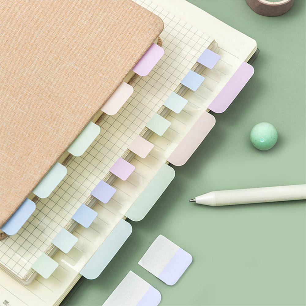 AUBREY152 240/120/60PCS Morandi Color Sticky Note Repositionable Reading Notes Memo Pads Multicolor Writing Pads Writable Book Markers Index Stickers Self Adhesive Index Tabs Flags
