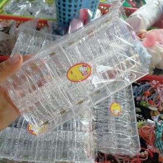 Kẹp tóc càng cua 5 răng trong suốt