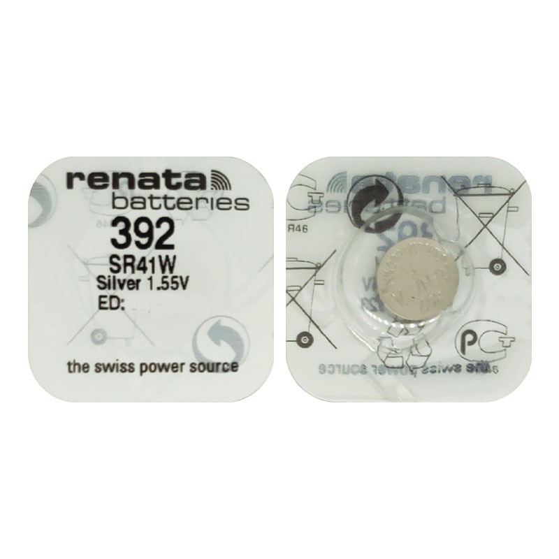 Pin đồng hồ Thụy Sỹ RENATA 392 SR41W Giá 1 viên