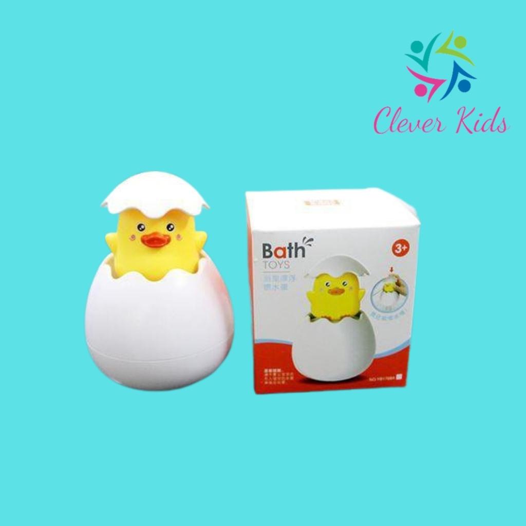 Đồ chơi trứng vịt tự nở phun nước bé sẽ rất thích mỗi khi đi tắm