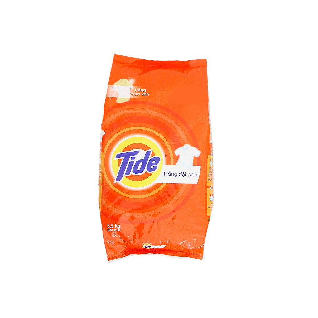 Bột giặt Tide Trắng đột phá 5,5kg/Tide Downy 5kg