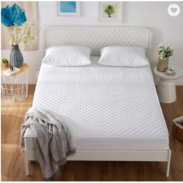Ga chống thấm COTTON - Tấm lót nệm chống thấm 3 lớp cao cấp màu trắng chuyên dùng cho khách sạn 5⭐ hàng xuất Nhật