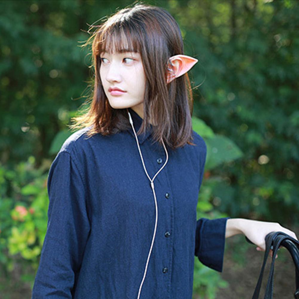 Tai nghe silicon bịt tai yêu tinh kèm mic dùng để hóa trang | BigBuy360 - bigbuy360.vn