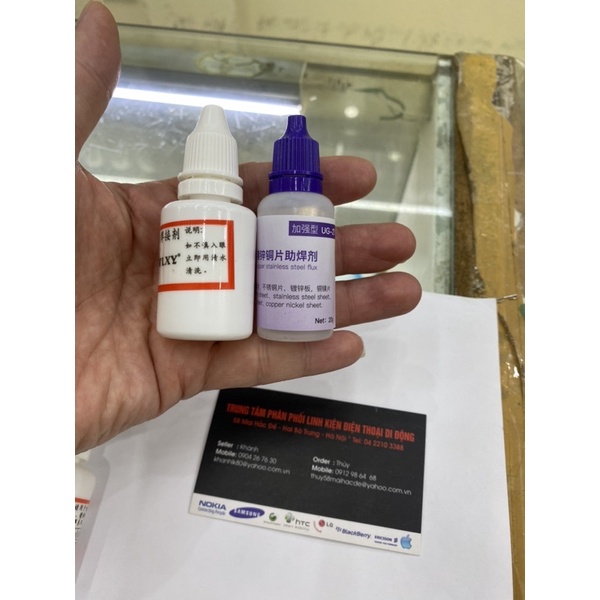 Dung dịch hàn ốc đít iphone/bôi ngấu chì hàn pin
