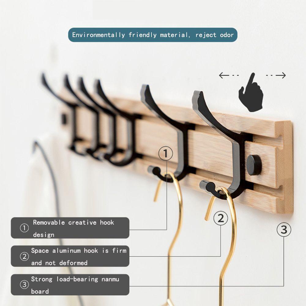 Móc Treo Quần Áo Gắn Tường Linh Hoạt Thân Thiện Với Môi Trường Giá Đỡ