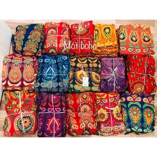 Chân váy ấn hoạ tiết giọt nước 95cm