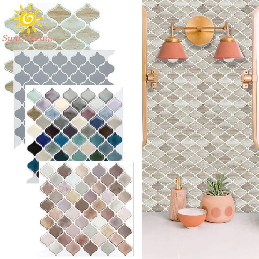 PET Paper Wall Sticker Bathroom Mosaic Tile Sticker Tile Wall Stickers