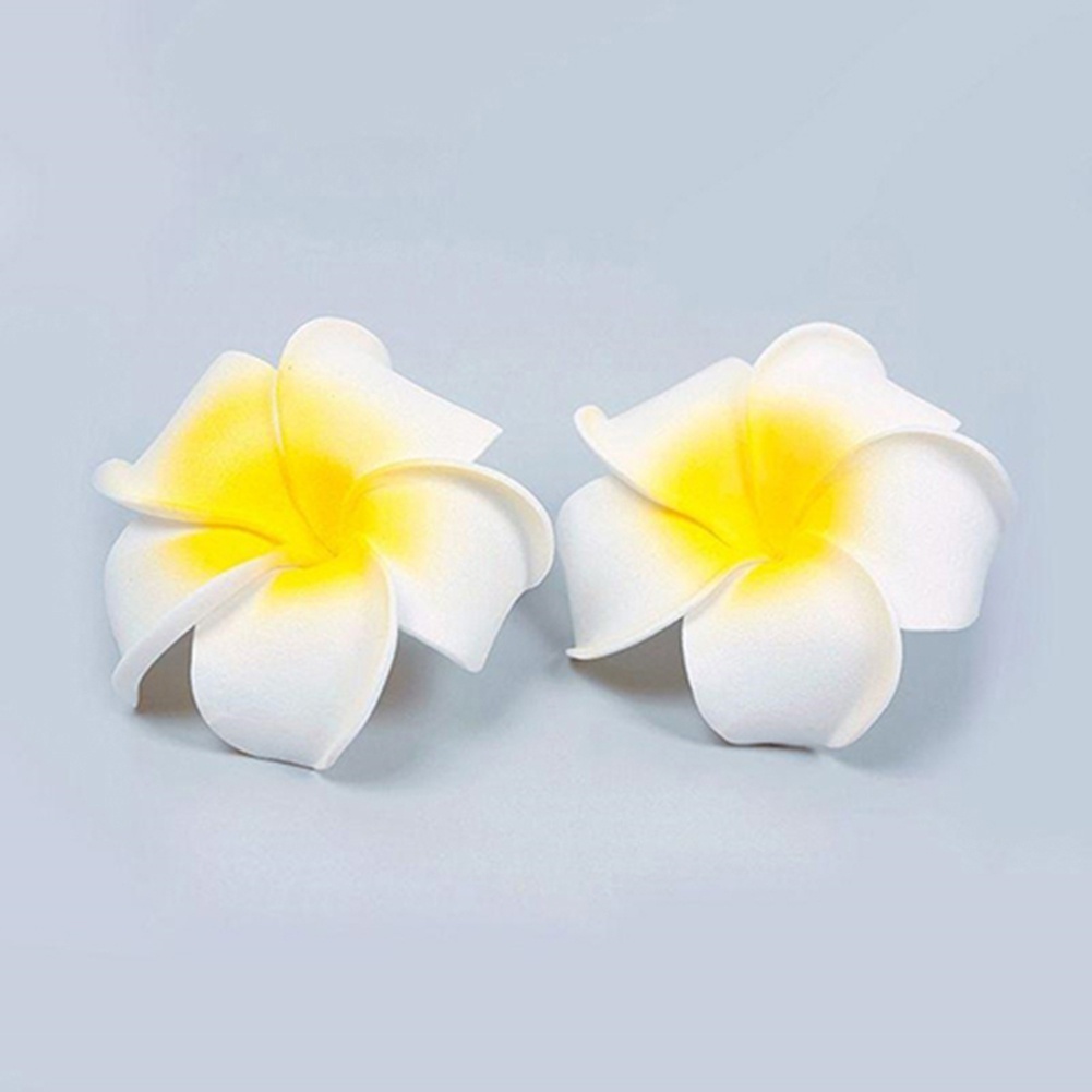 Set 2 kẹp tóc hình hoa sứ xinh xắn cho nữ