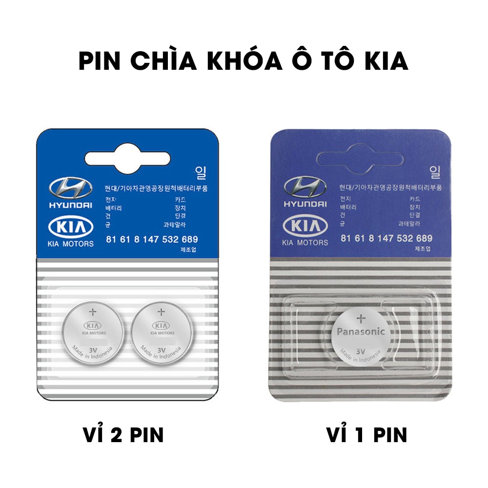 Pin chìa khóa ô tô KIA Sedona chính hãng sản xuất theo công nghệ Nhật Bản - Pin chìa khóa KIA Sedona