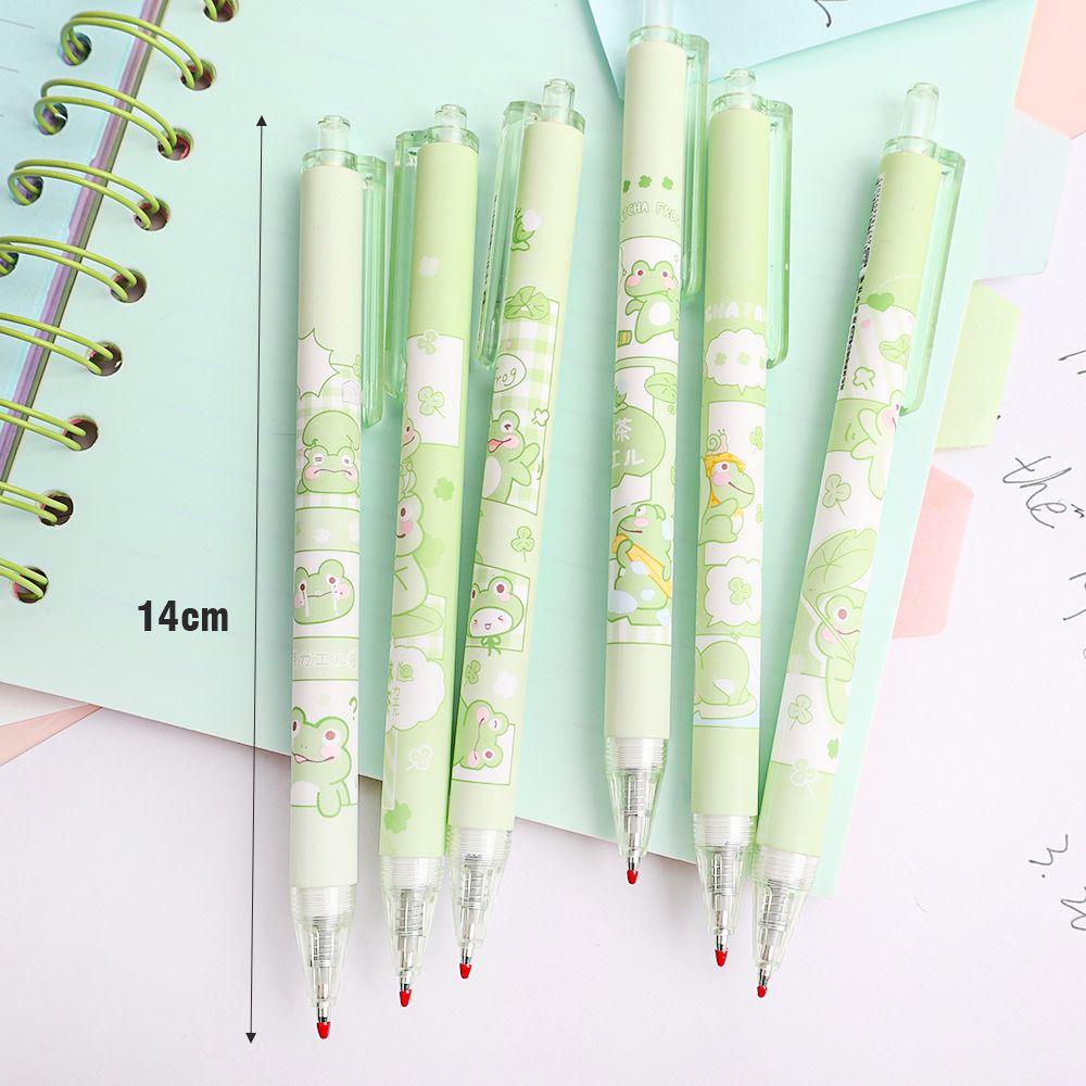 PEWANY Bút Mực Gel Dạng Nhấn Tạo Hình Chú Ếch Hoạt Hình Vui Nhộn