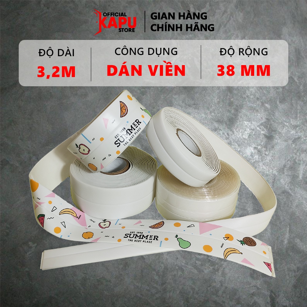 Băng Keo Dán Viền Bàn Bếp, Phòng Tắm Chống Ẩm Mốc Không Thấm Nước - Phụ Kiện Cửa KAPU