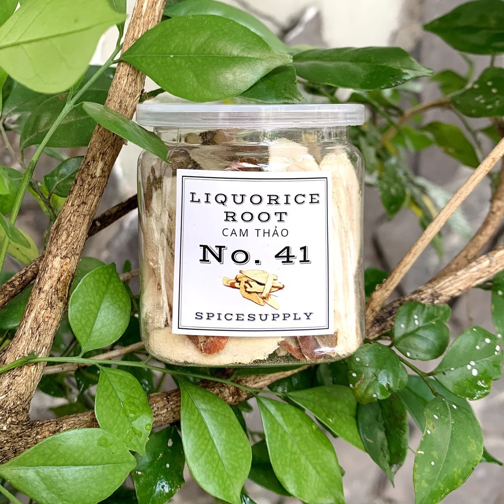 Liquorice Root - Cam Thảo Khô Thái Lát Hũ 120ml