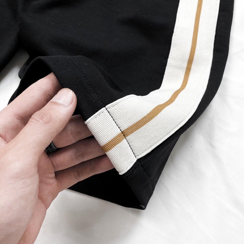 [Mã SKAMA06 giảm 8% TỐI ĐA 50K đơn250K] Quần short TBG sọc be , quần sooc nam nữ Hàn Quốc unisex , MSW Town | BigBuy360 - bigbuy360.vn