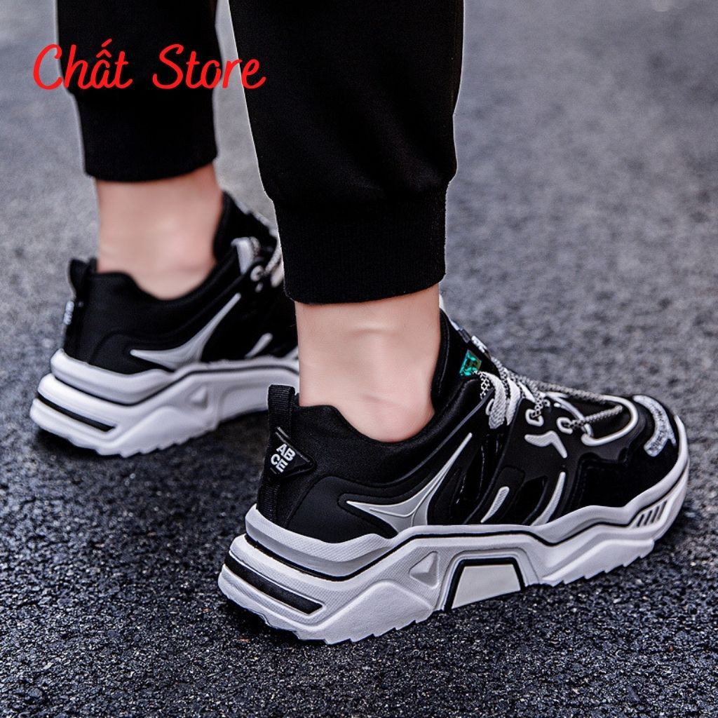 Giày Thể Thao Nam RẺ NHÂT SHOPEE Tăng Chiều Cao 5cm - 6cm, sneaker nam full black, Cao cấp siêu hot, siêu rẻ