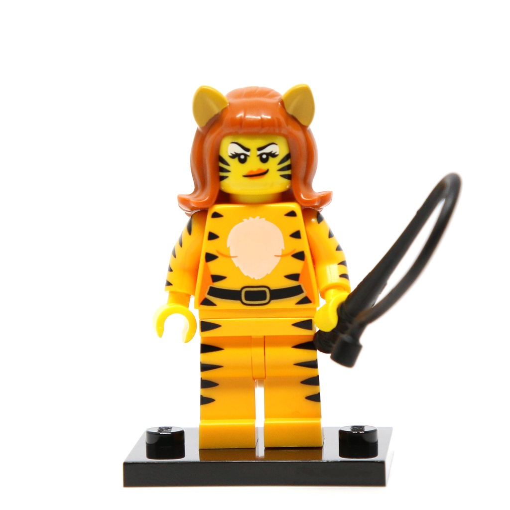 Nhân vật LEGO Minifigures Series 14 71010 Tiger Woman - Cô gái cosplay Cọp - Hổ NEWSEAL