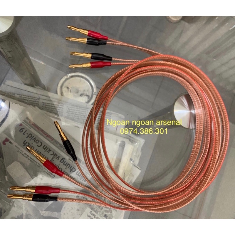 Cặp Dây loa bắp chuối càng cua hàng cao cấp HI-END nhập khẩu