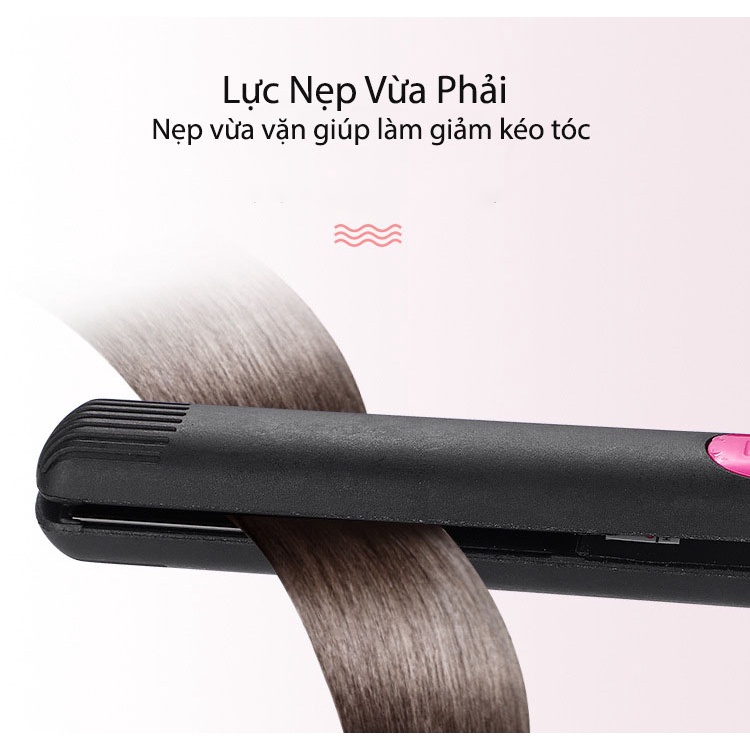 Máy duỗi tóc FINOSE mini chính hãng cao cấp, mức điều chỉnh nhiệt độ thông minh