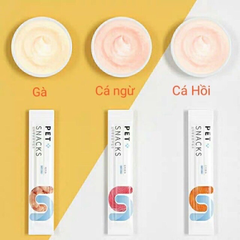 Súp pet snack - ống 15g