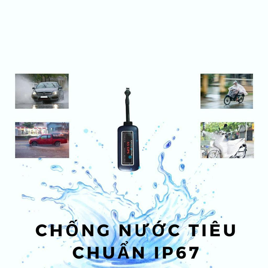 ĐỊNH VỊ XE MÁY, ĐỊNH VỊ Ô TÔ S5 SIÊU NHỎ GỌN, CHỐNG NƯỚC PHẦN MỀM QUẢN LÝ FULL HD