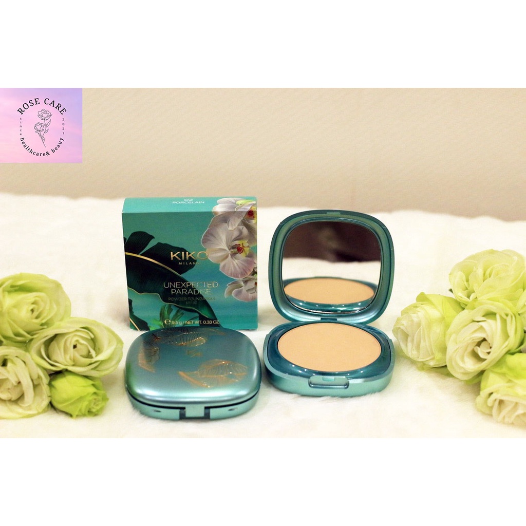 Phấn nền Kiko dạng nén lâu trôi - Chống nước, chống nắng - Tông màu tự nhiên mịn màng - Limited nội địa Pháp