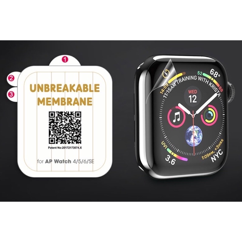 Miếng Dán Dẻo PPF Màn Hình Dành Cho Apple Watch Series 38/40/42/44mm