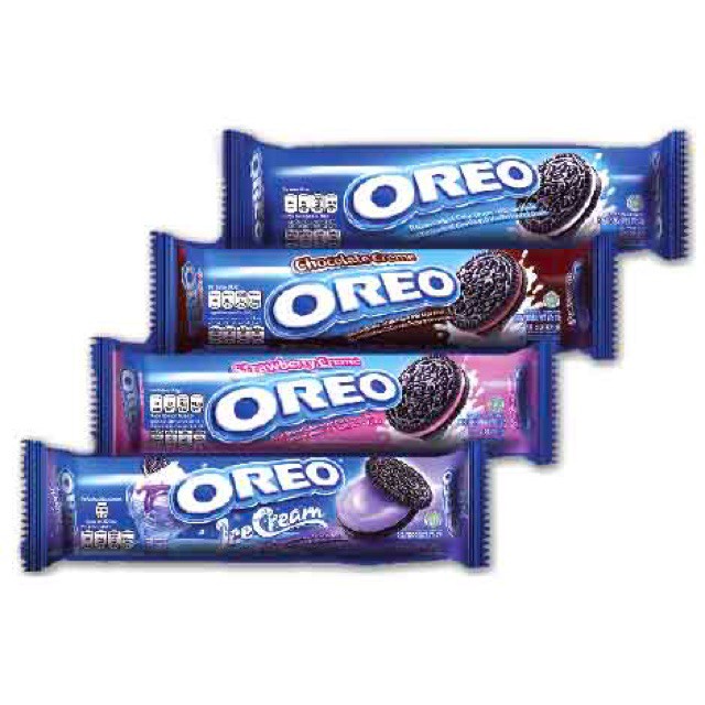 [Hoả Tốc TP Hà Nội] Thùng 24 Cây Bánh Quy Oreo 133g Đủ Vị: Vani, Dâu, Socola, Kem Lạnh