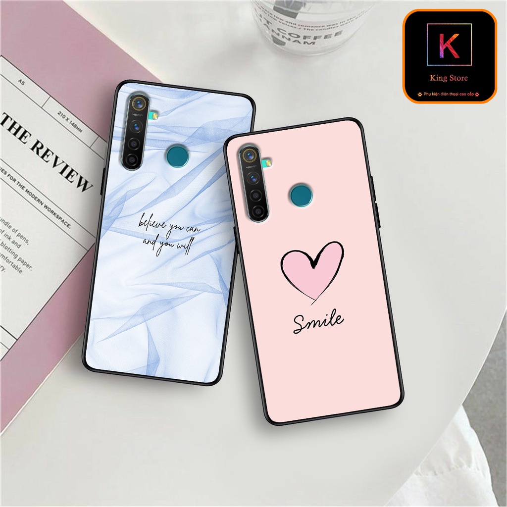 Ốp lưng Oppo Realme 5 - Realme 5 Pro - Ốp Oppo in hình LoveSmile - Chất liệu TPU cao cấp chống sốc