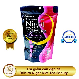 Trà giảm cân Orihiro Night Diet Tea Beauty