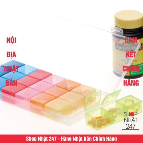 [Hỏa Tốc HN] Hộp đựng thuốc 7 ngày Yamada NỘI ĐỊA NHẬT BẢN
