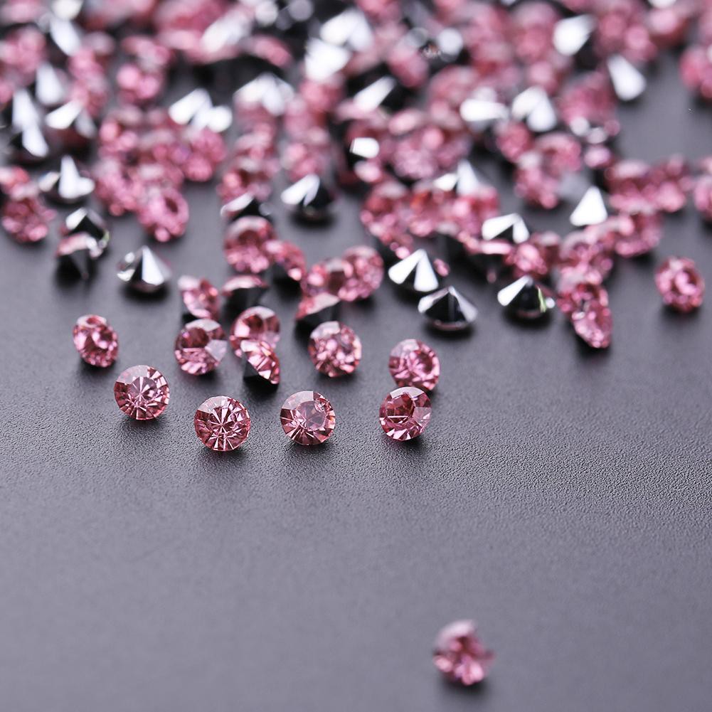 Túi 500 viên đá Rhinestone dùng trang trí móng tay có nhiều màu sắc để lựa chọn
