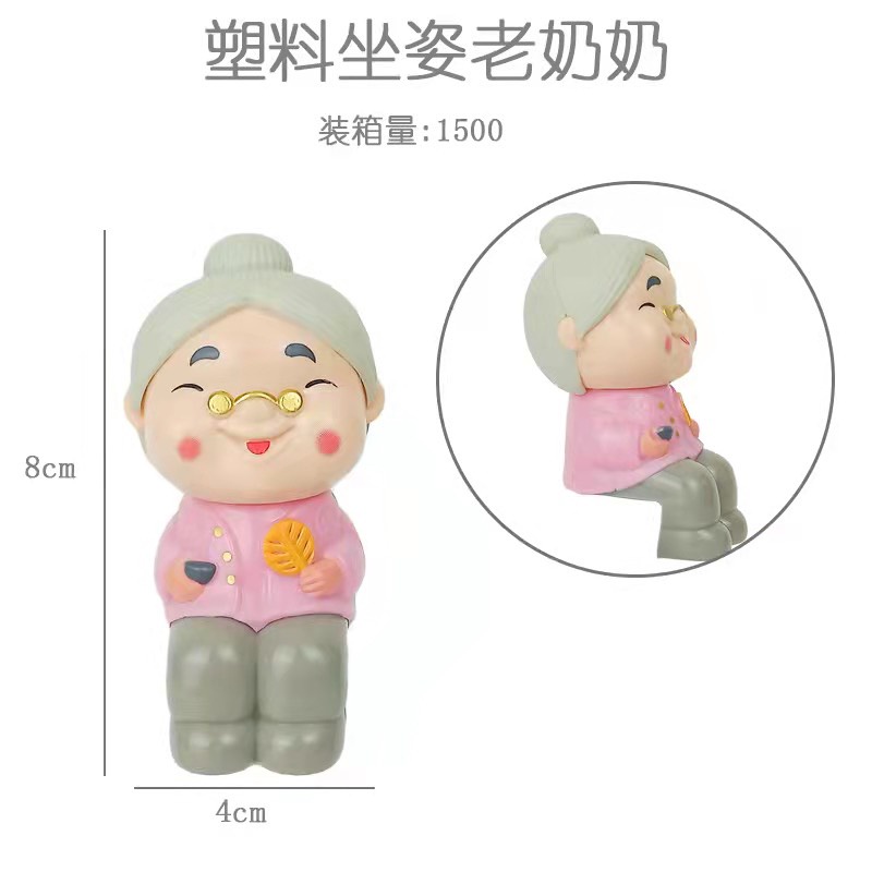 5 cụ ông,cụ bà trang trí bánh kem