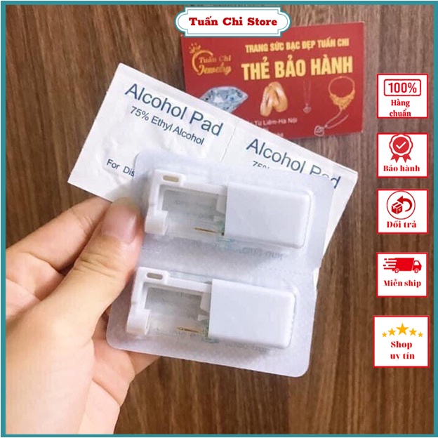 ⚡HÀNG CHUẨN⚡ Dụng Cụ Bấm Lỗ Tai Công Nghệ Mới- Tặng Khuyên- Không Đau- Không Xưng- Không Mưng- An toàn