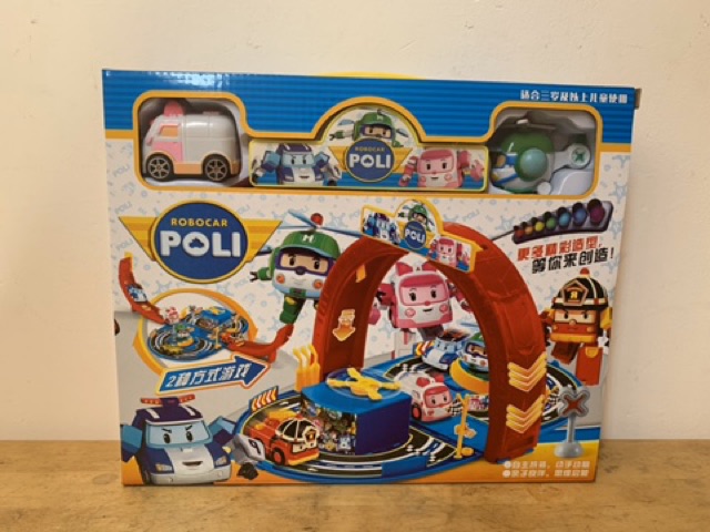 Đồ Chơi Đường Đua Cầu Vồng Robocar Poli Dành Cho Bé