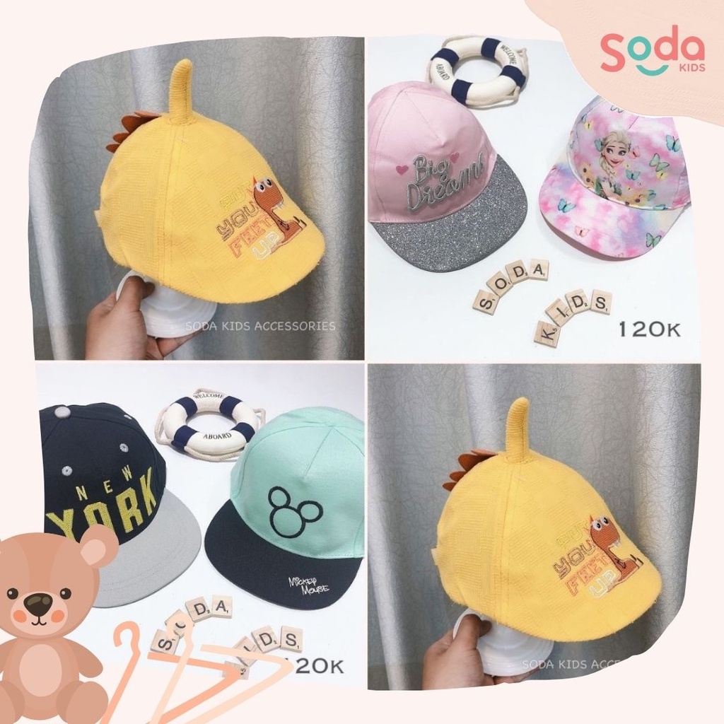 Mũ lưỡi trai cho bé 9m-2y