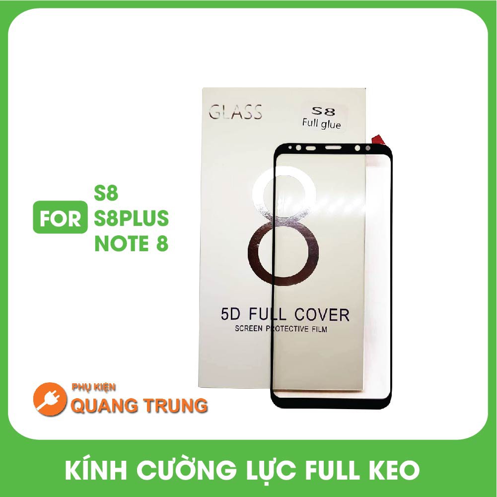 Kính cường lực full keo s8/s8plus và note8